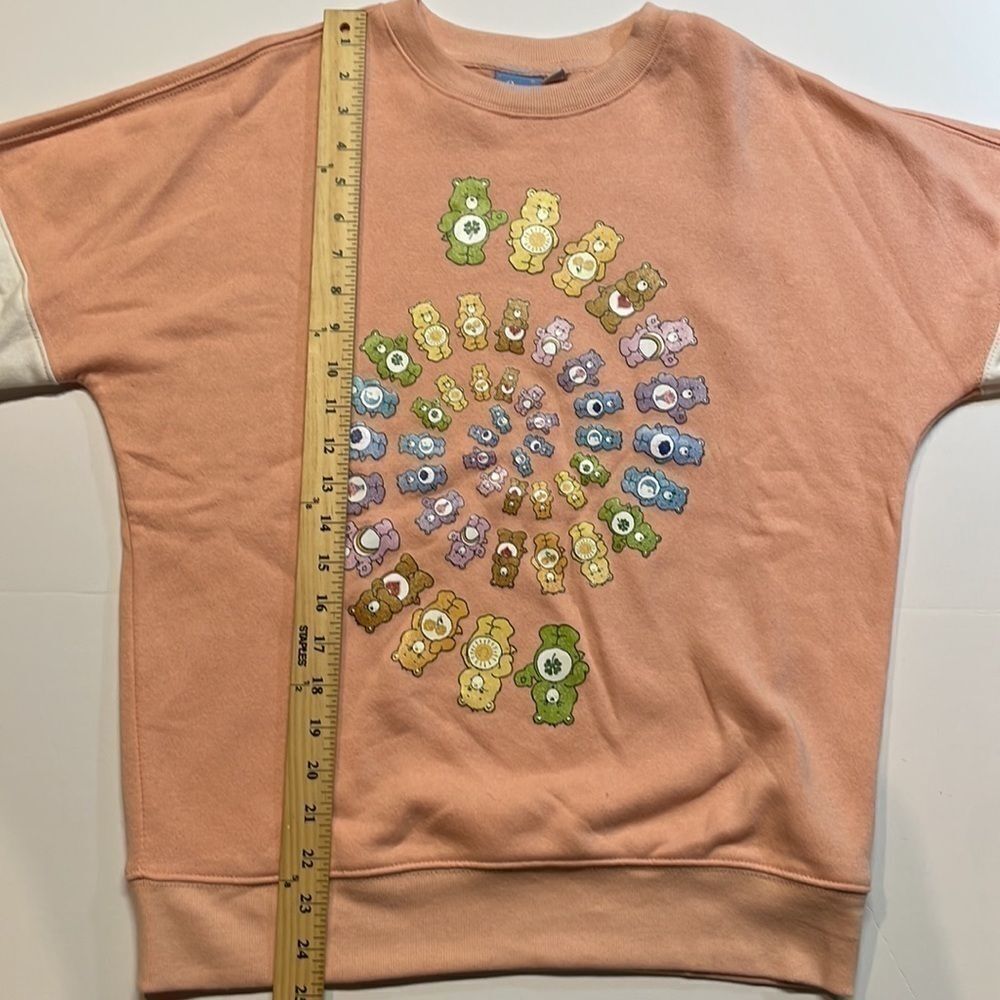 Care Bears women’s peach color Carebear sweatshirt. Size S. - Picture 6 of 7